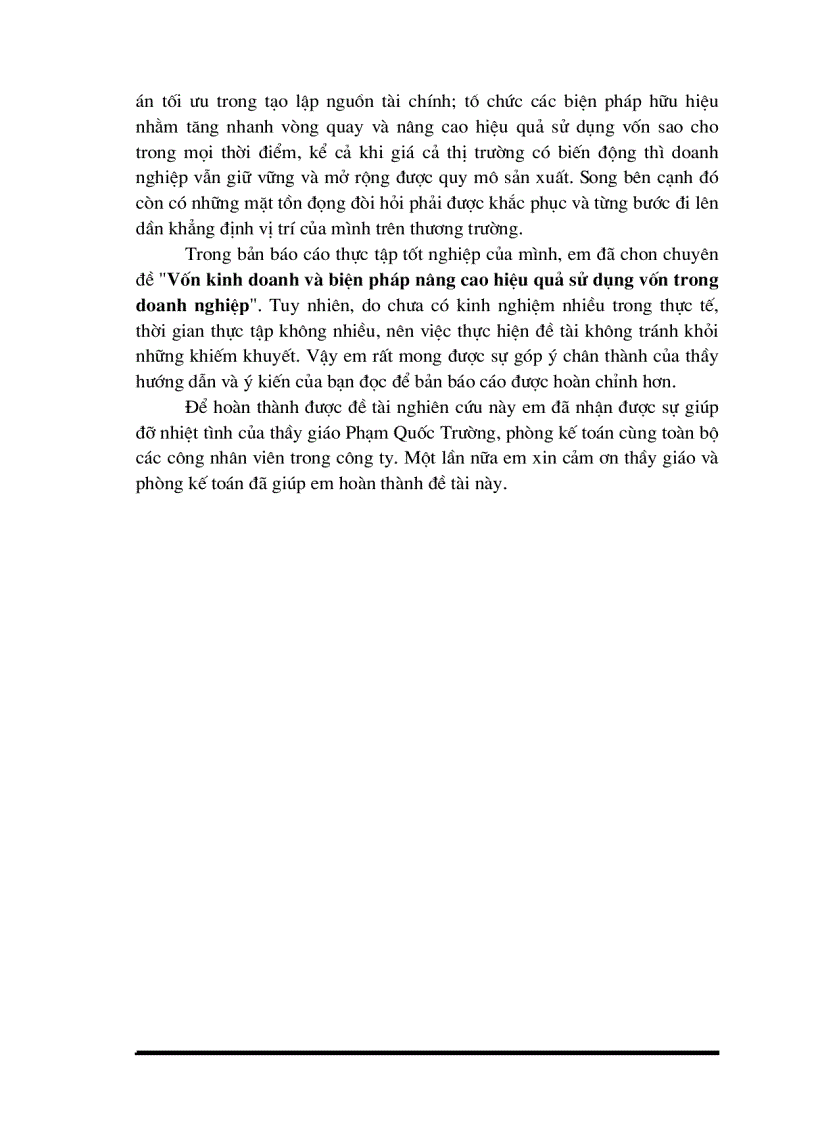 image for page Vốn kinh doanh và hiệu quả sử dụng vốn trong doanh nghiệp