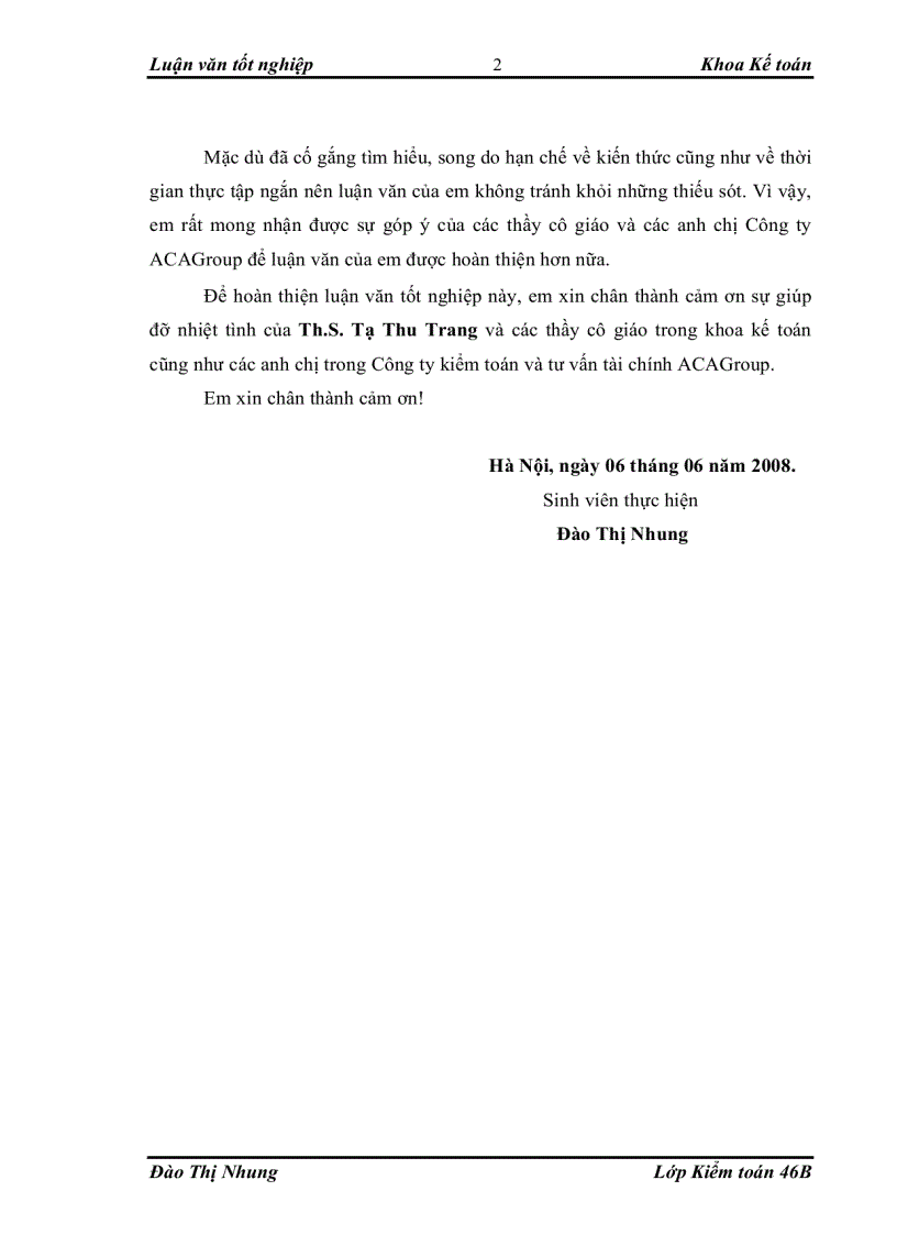 image for page Hoàn thiện kiểm toán chu trình hàng tồn kho trong kiểm toán báo cáo tài chính do Công ty Kiểm toán và Tư vấn Tài chính ACAGroup thực hiện