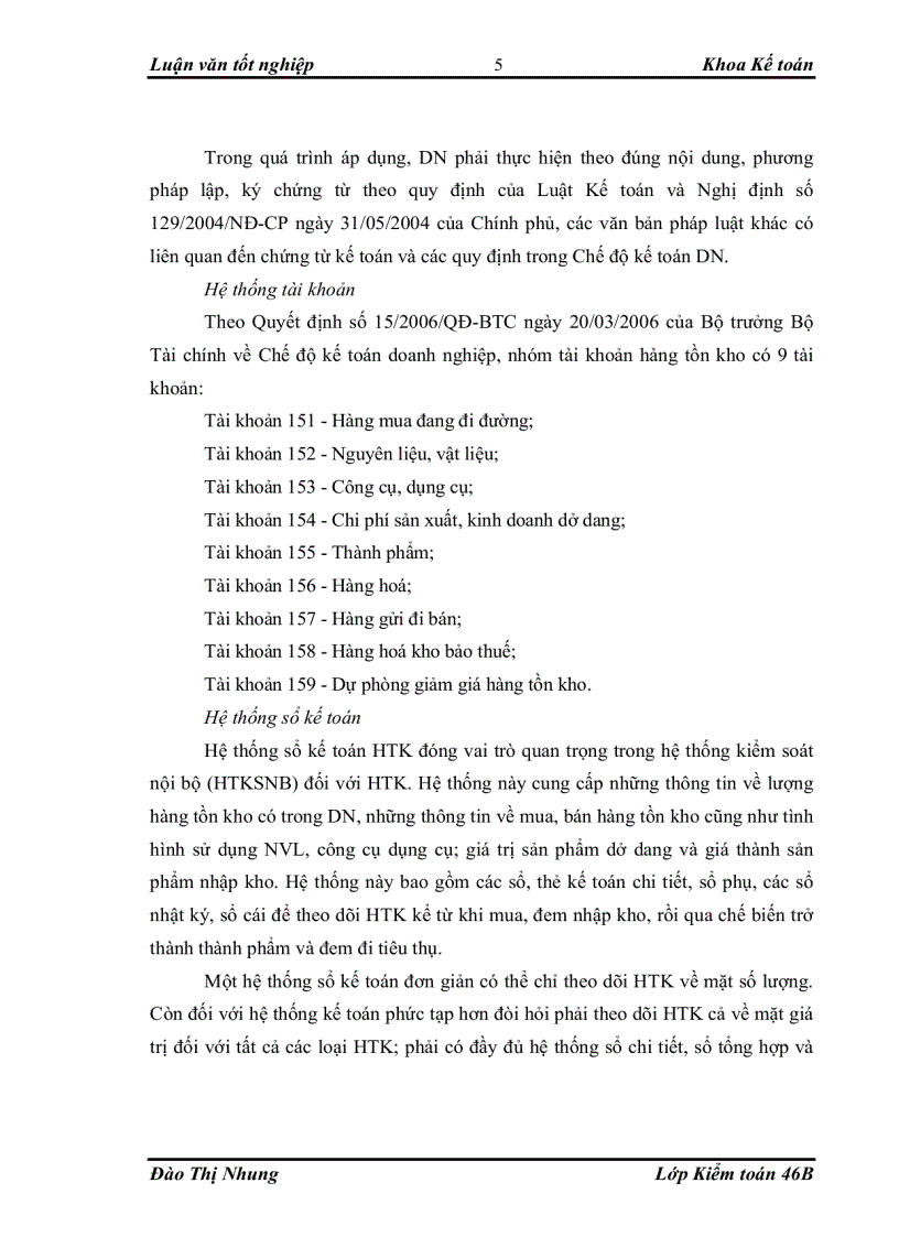 image for page Hoàn thiện kiểm toán chu trình hàng tồn kho trong kiểm toán báo cáo tài chính do Công ty Kiểm toán và Tư vấn Tài chính ACAGroup thực hiện