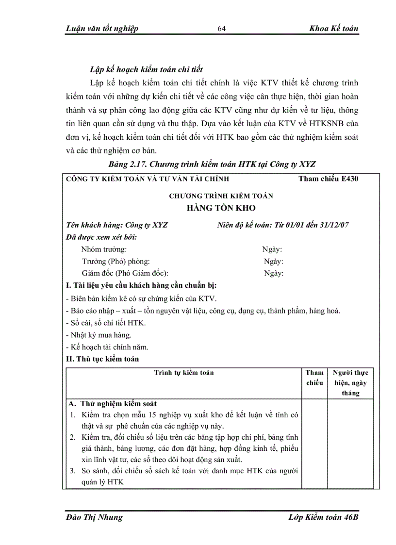 image for page Hoàn thiện kiểm toán chu trình hàng tồn kho trong kiểm toán báo cáo tài chính do Công ty Kiểm toán và Tư vấn Tài chính ACAGroup thực hiện