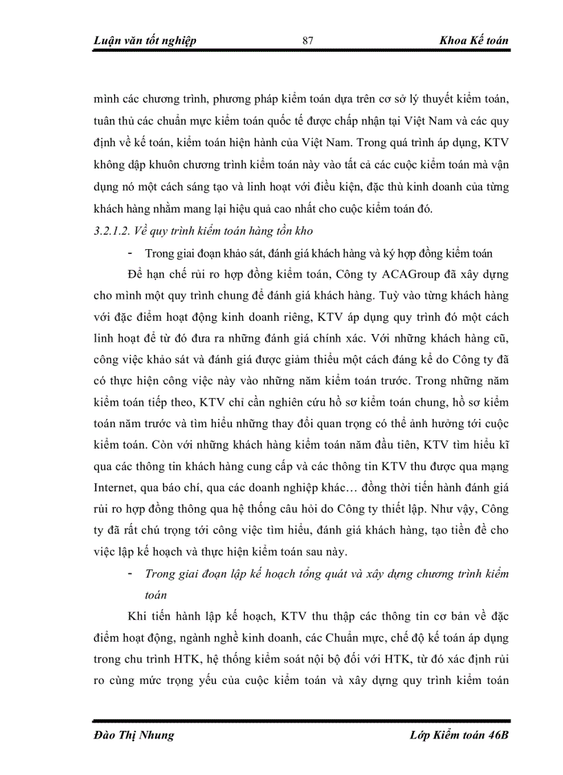 image for page Hoàn thiện kiểm toán chu trình hàng tồn kho trong kiểm toán báo cáo tài chính do Công ty Kiểm toán và Tư vấn Tài chính ACAGroup thực hiện