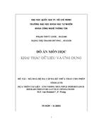 Khai thác dữ liệu và ứng dụng