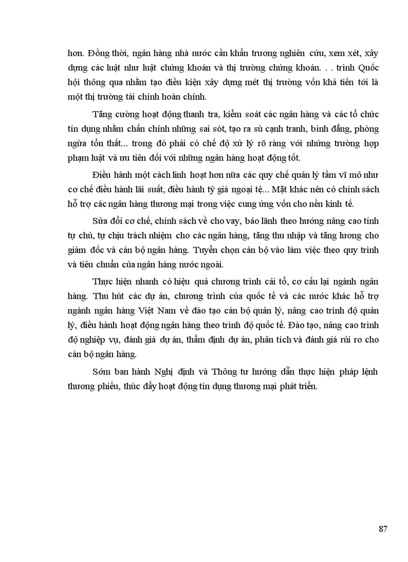 image for page Giải pháp mở rộng tín dụng đối với khu vực kinh tế ngoài quốc doanh tại chi nhánh NHN