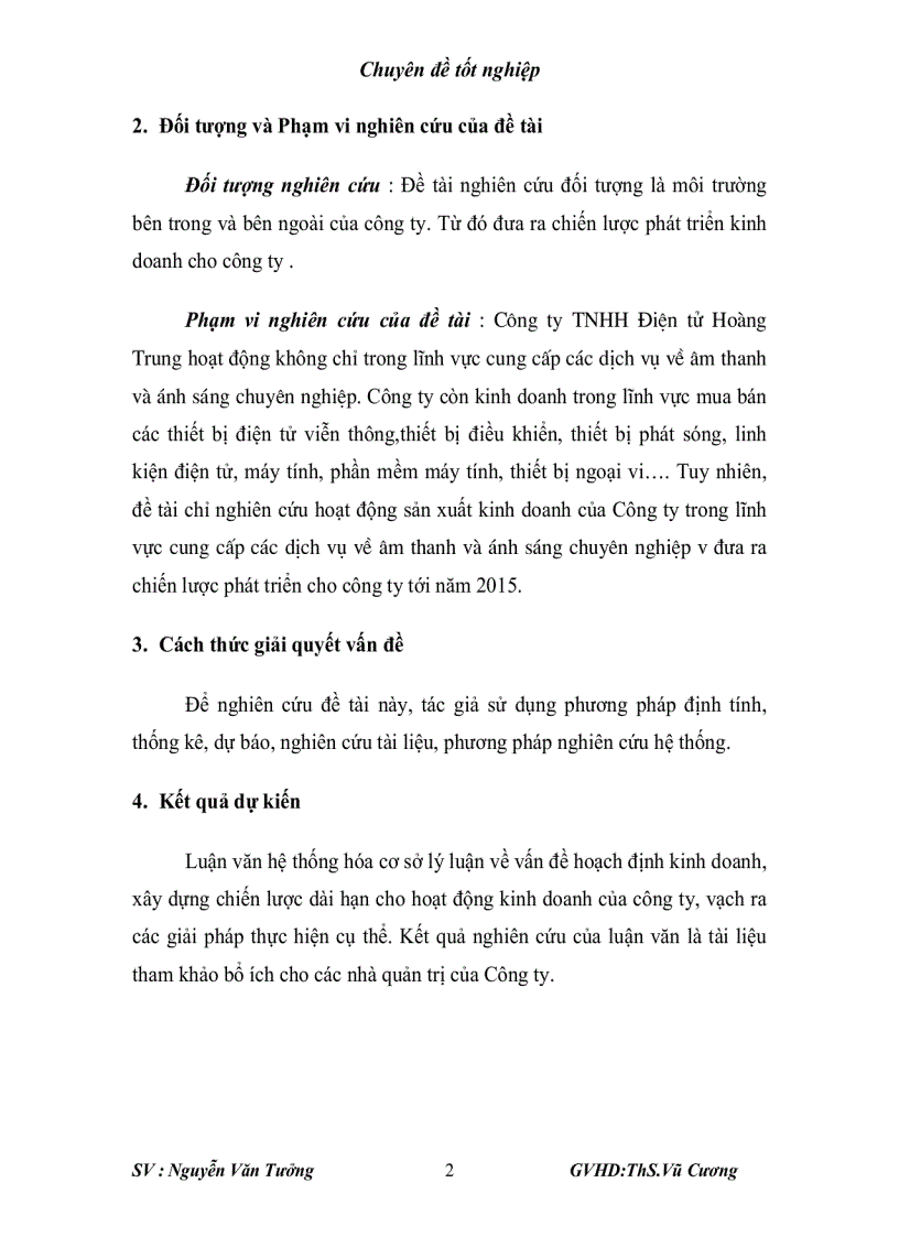 image for page Chiến lược phát triển Công ty TNHH Điện tử Hoàng Trung giai đoạn 2010-2015