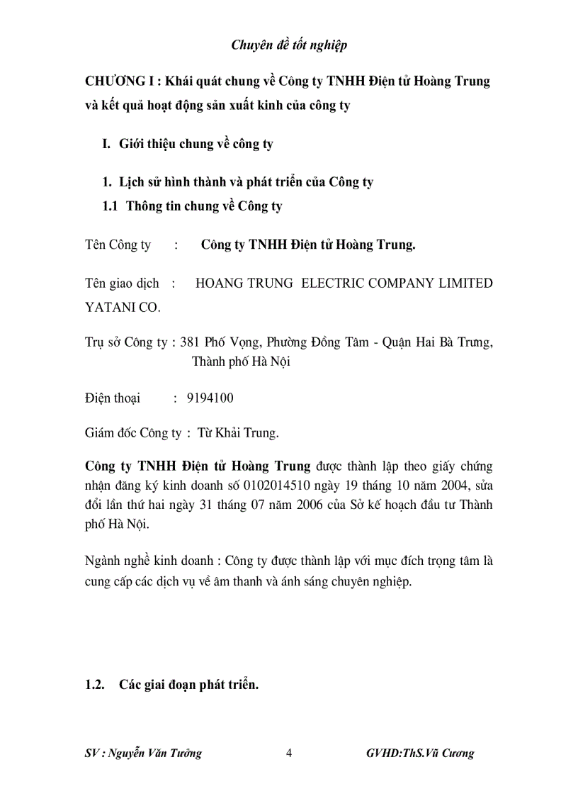 image for page Chiến lược phát triển Công ty TNHH Điện tử Hoàng Trung giai đoạn 2010-2015