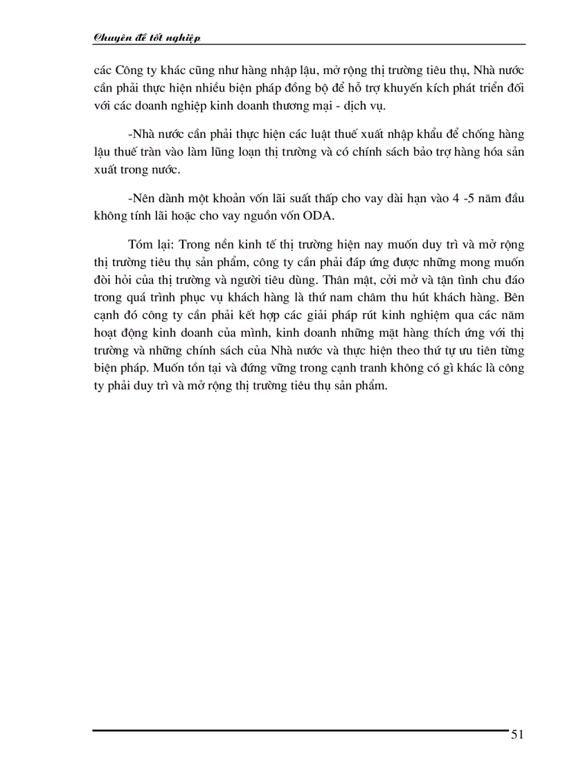 image for page Những biện pháp cơ bản góp phần duy trì và mở rộng thị trường tiêu thụ sản phẩm ở Công ty TNHH TESECO