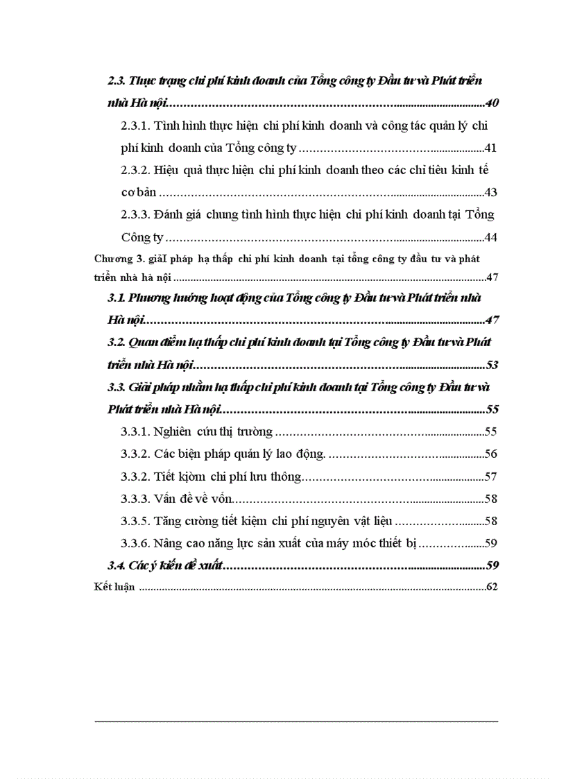 image for page Giải pháp nhằm hạ thấp chi phí kinh doanh tại Tổng công ty Đầu tư và Phát triển nhà Hà nội