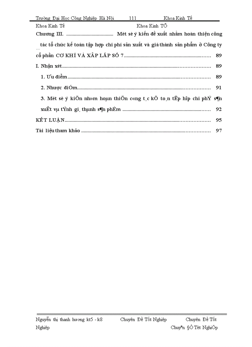 image for page Hoàn thiện Công tác kế toán tập hợp chi phí sản xuất và tính giá thành sản phẩm tại Công ty Cổ phần Cơ khí và Xây lắp số 7