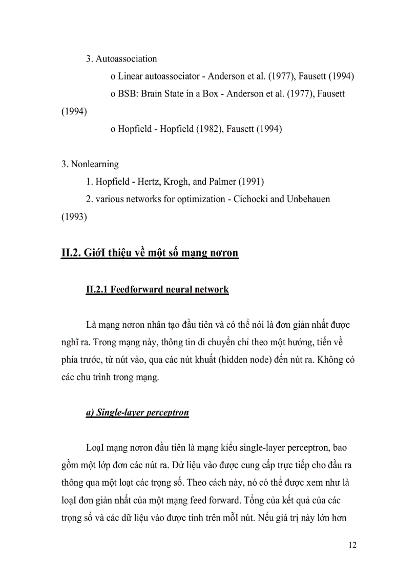 image for page Phân loại mạng nơron