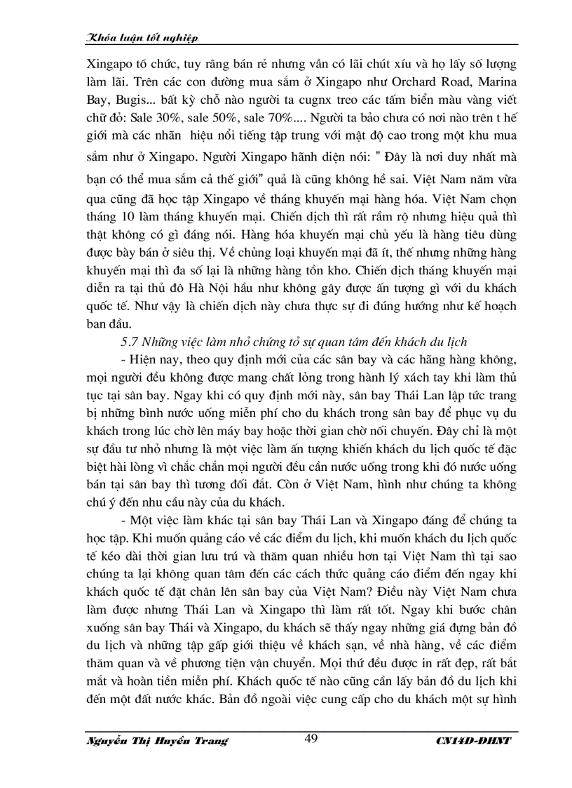 image for page Kinh nghiệm phát triển du lịch quốc tế của Thái Lan và Xingapo. Giải pháp cho phát triển du lịch quốc tế tại Việt Nam