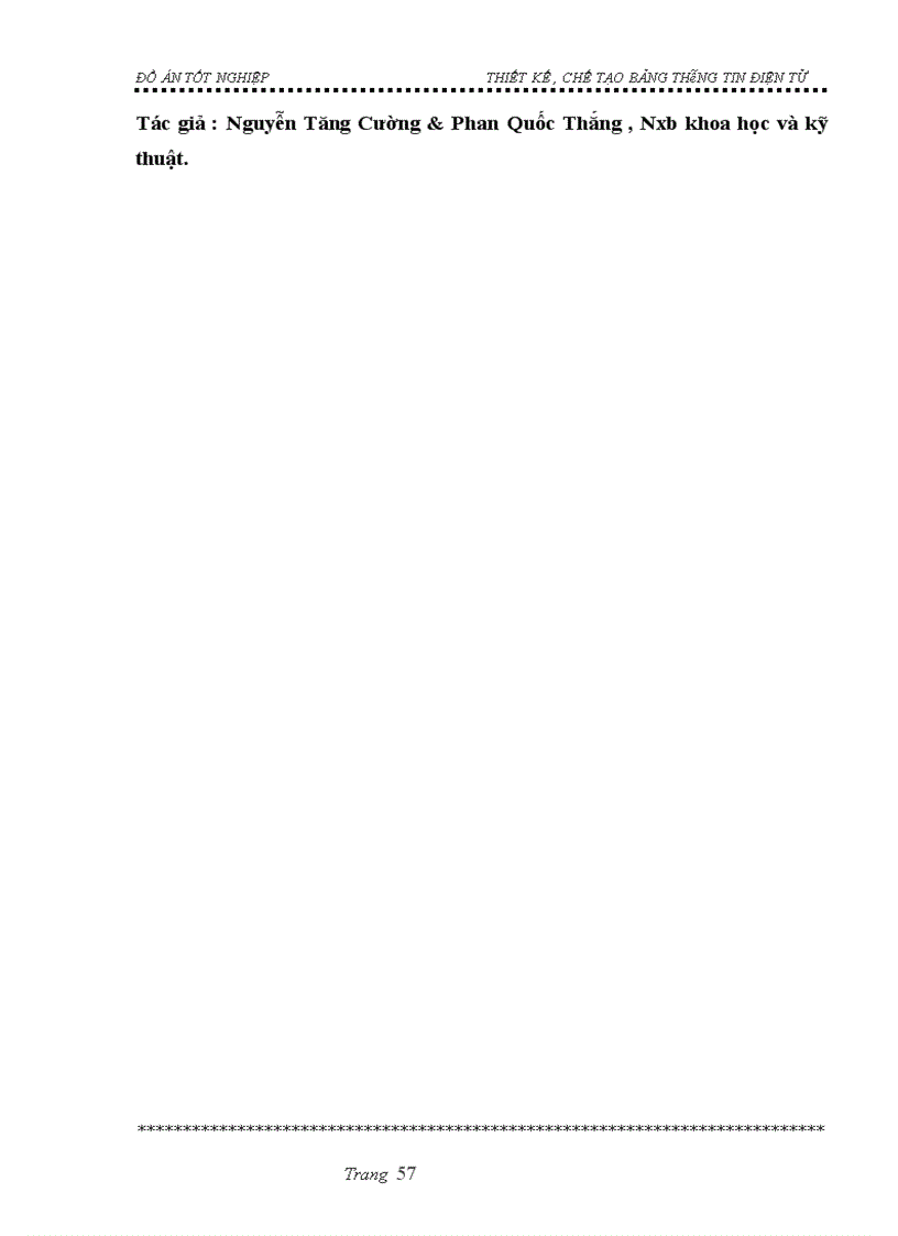 image for page Đồ án tốt nghiệp: thiết kế , chế tạo bảng thông tin điện tử