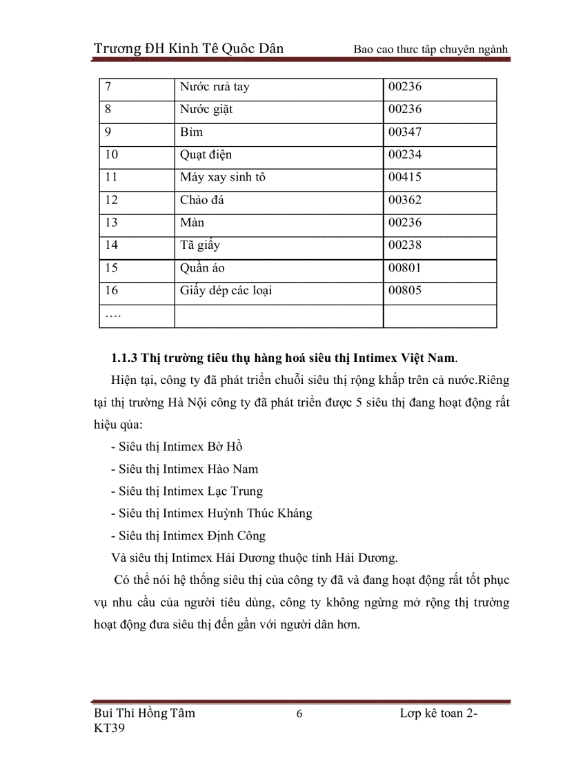 image for page Kế toán bán hàng và xác định kết quả bán hàng siêu thị Intimex thuộc công ty cổ phần Intimex Việt Nam