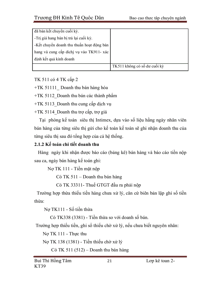 image for page Kế toán bán hàng và xác định kết quả bán hàng siêu thị Intimex thuộc công ty cổ phần Intimex Việt Nam
