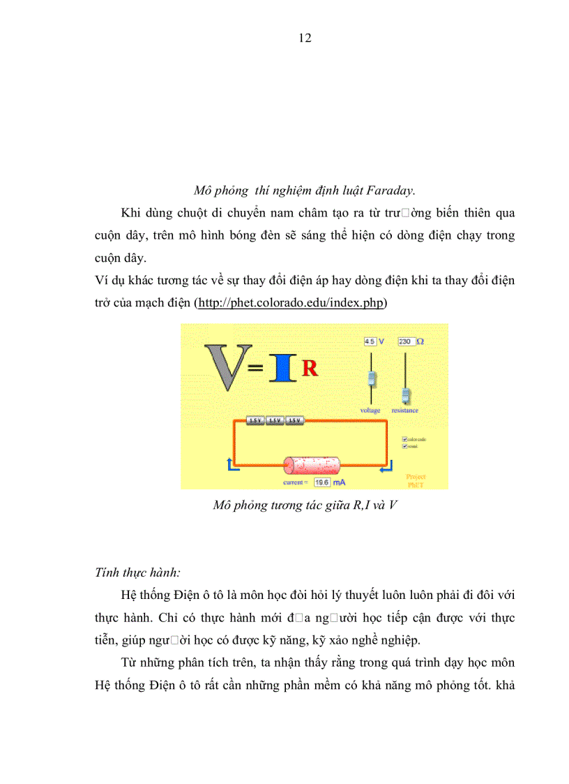 image for page Đề tài nghiên cứu về TNTH ảo cho dạy học nghề , trên cơ sở đó xây dựng và sử dụng một số bài TNTH ảo cho chương trình dạy nghề Điện ôtô tại trường cao đẳng nghề công nghiệp Việt Nam- Hàn Quốc tại Nghệ An IV