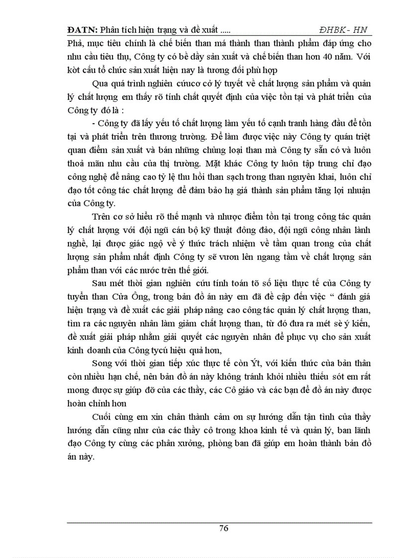 image for page Chất lượng sản phẩm than của Công ty Tuyển Than Cửa Ông