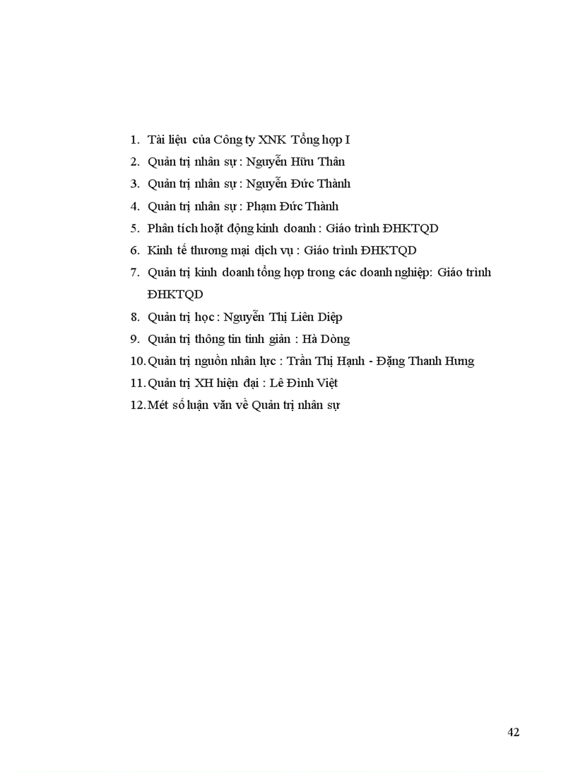 image for page Những giải pháp nhằm nâng cao chất lương hoạt động quản trị nhân sự tại Công ty XNK Tổng hợp I