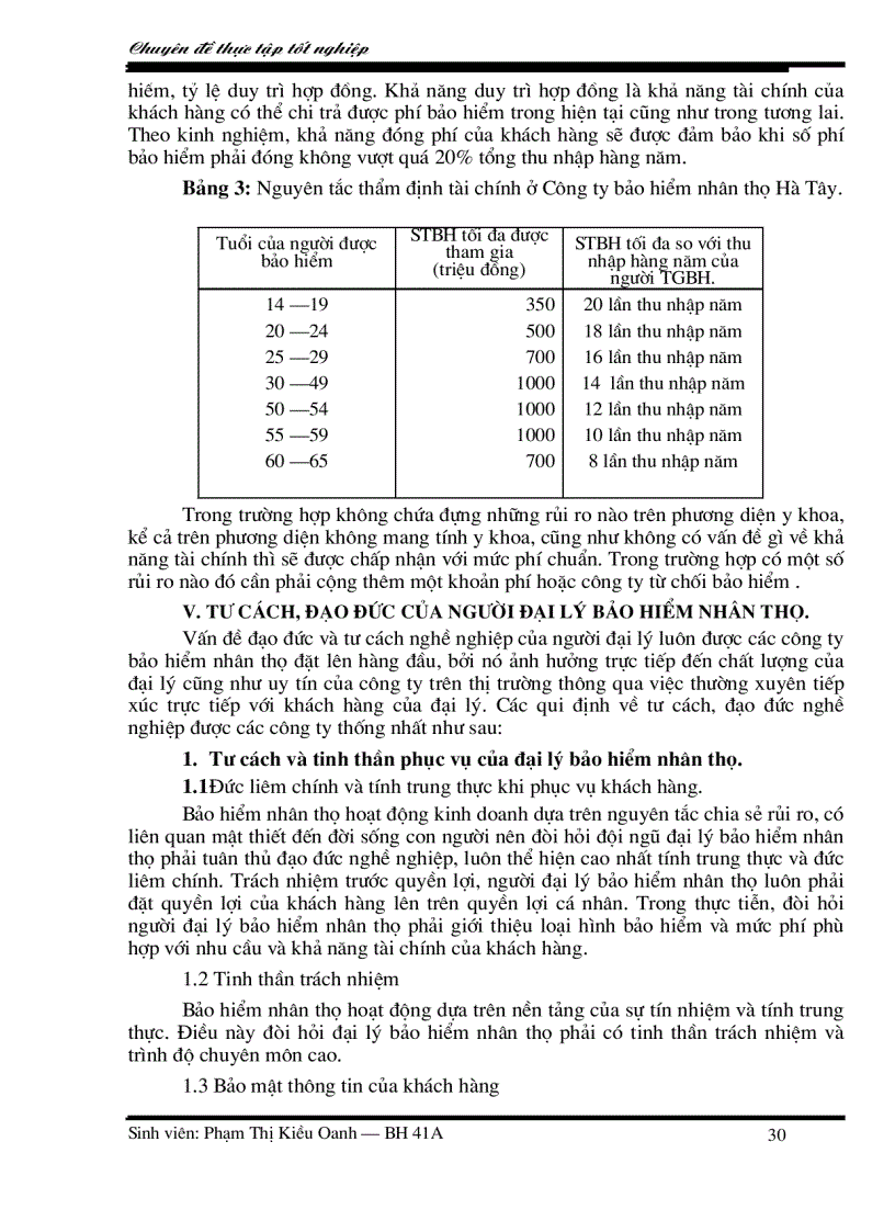image for page Nâng cao chất lượng đại lý khai thác bảo hiểm nhân thọ ở Công ty bảo hiểm nhân thọ Hà Tây