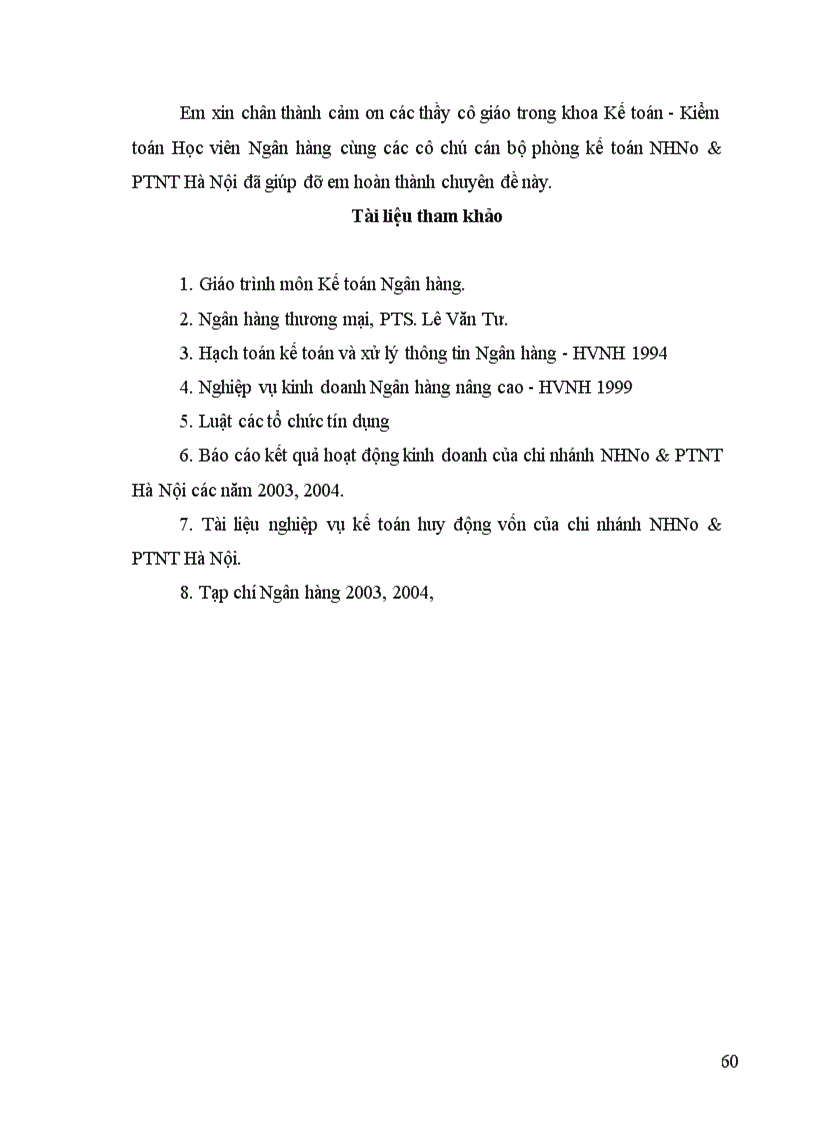 image for page Giải pháp nâng cao hiệu quả kế toán huy động vốn tại chi nhánh NHNo&PTNT Hà Nội