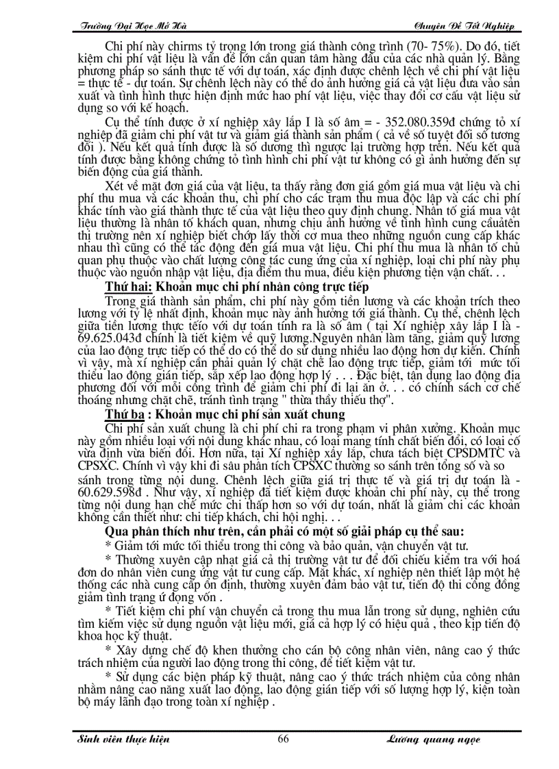 image for page Hoàn thiện công tác kế toán chi phí sản xuất và tính giá thành sản phẩm tại xí nghiệp xây lắp I- công ty xây lắp và sản xuất công nghiệp