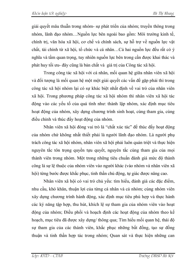 image for page Vận dụng phương pháp công tác xã hội nhóm nhằm giảm thiểu tình trạng bất bình đẳng giới đối với phụ nữ trong gia đình nông thôn tại xã Tân Lập- Sông Lô- Vĩnh Phúc hiện nay