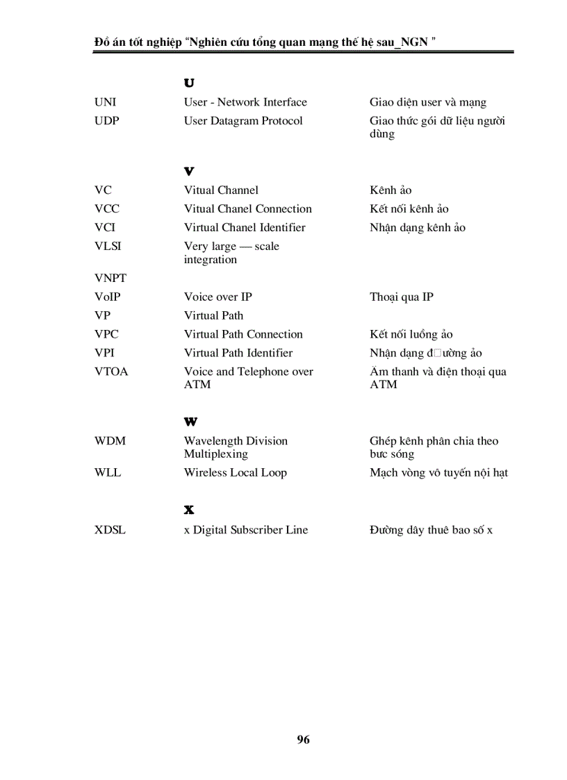image for page Xu hướng phát triển ngn tại việt nam và đề xuất cấu trúc tổ chức mạng thế hệ mới NGN của VNPT