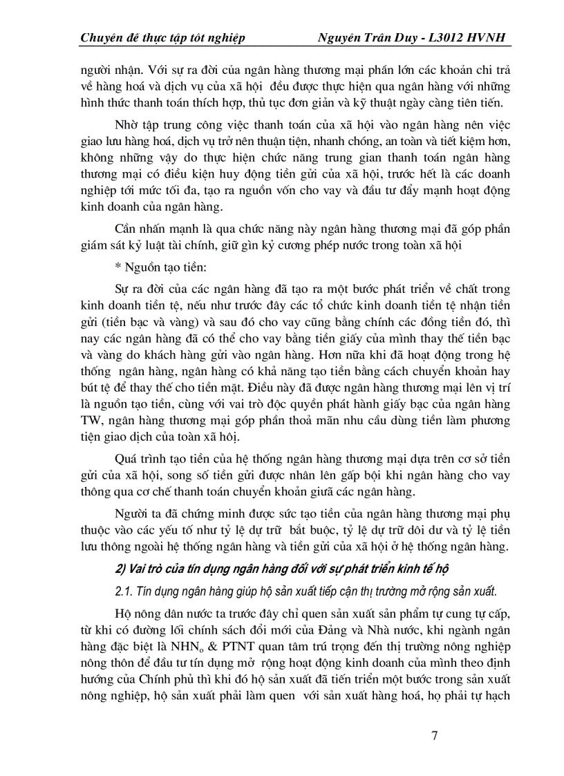 image for page Một số giải pháp nhằm nâng cao chất lượng tín dụng hộ sản xuất tại NHNo &PTNT thị xã Sơn tây