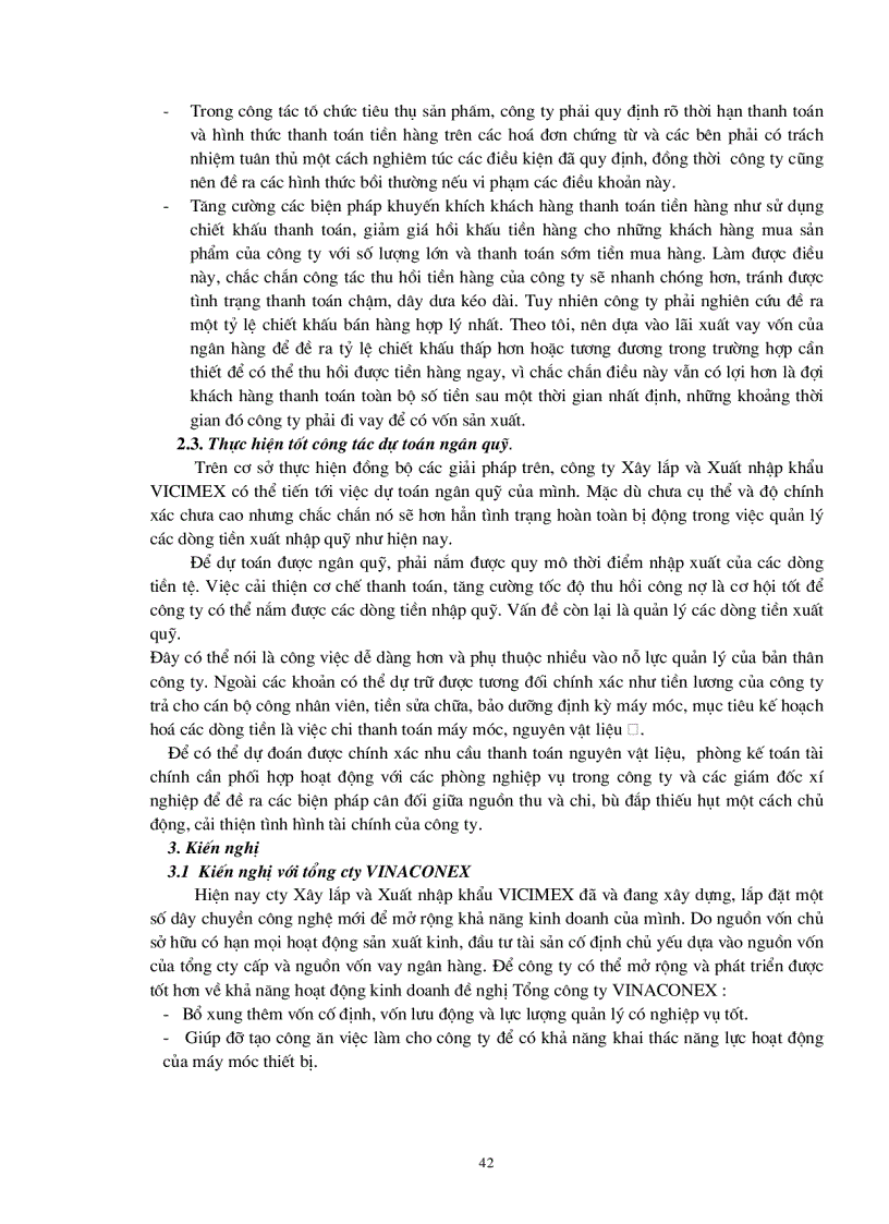 image for page Giải pháp nâng cao hiệu quả sử dụng vốn tại công ty Xây lắp và Xuất nhập khẩu VICIMEX -Tổng công ty XD XNK VN VINACONEX