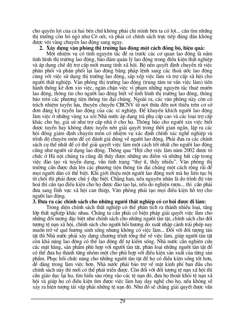 image for page Việc làm, thất nghiệp – thực trạng và giải pháp tạo việc làm