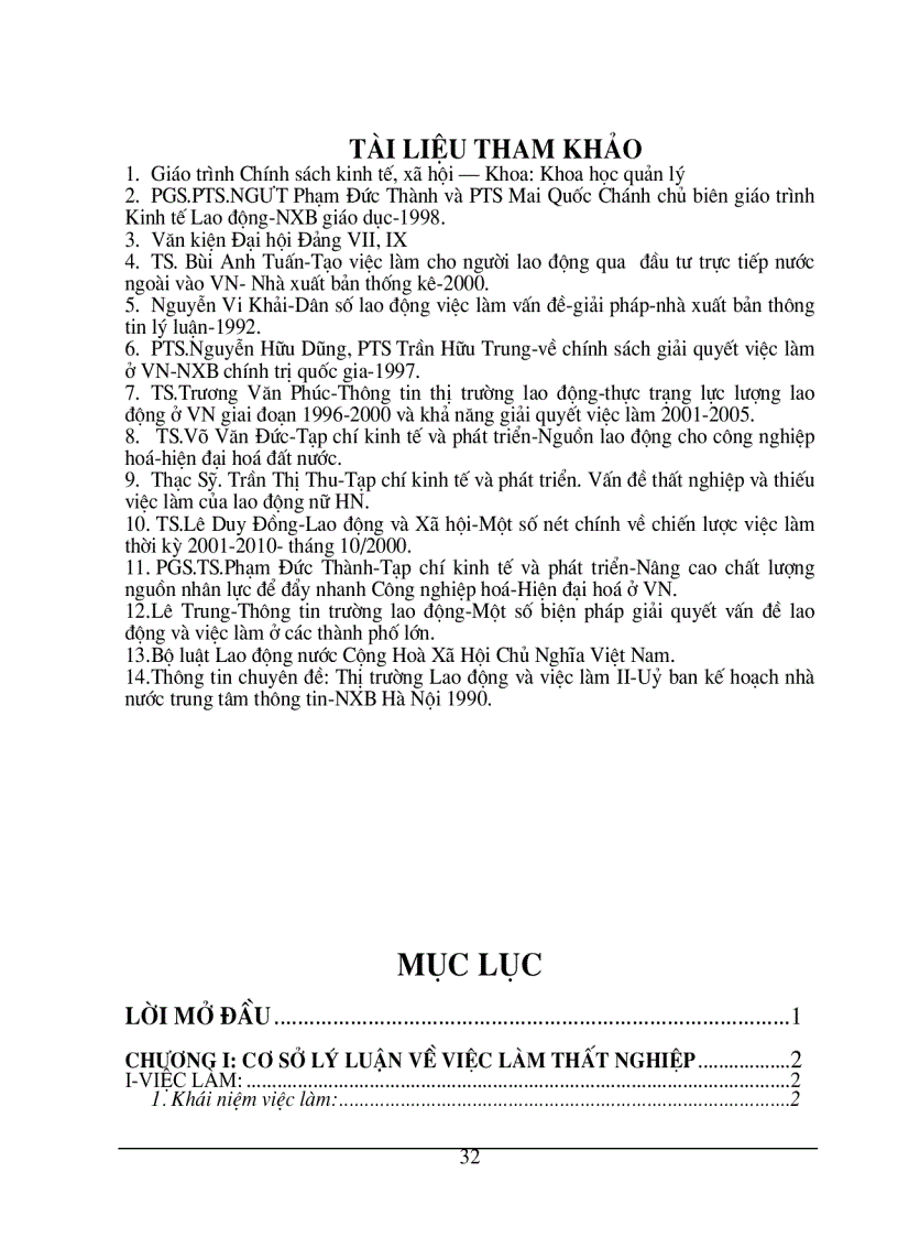 image for page Việc làm, thất nghiệp – thực trạng và giải pháp tạo việc làm