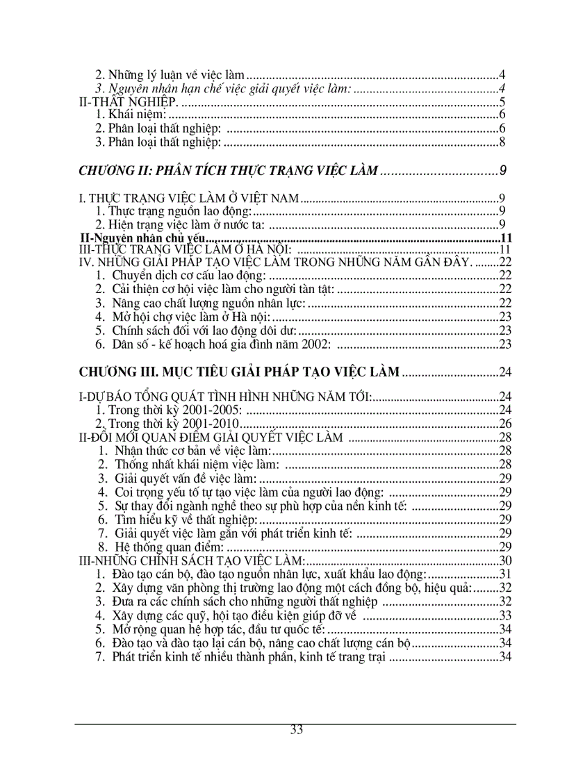 image for page Việc làm, thất nghiệp – thực trạng và giải pháp tạo việc làm