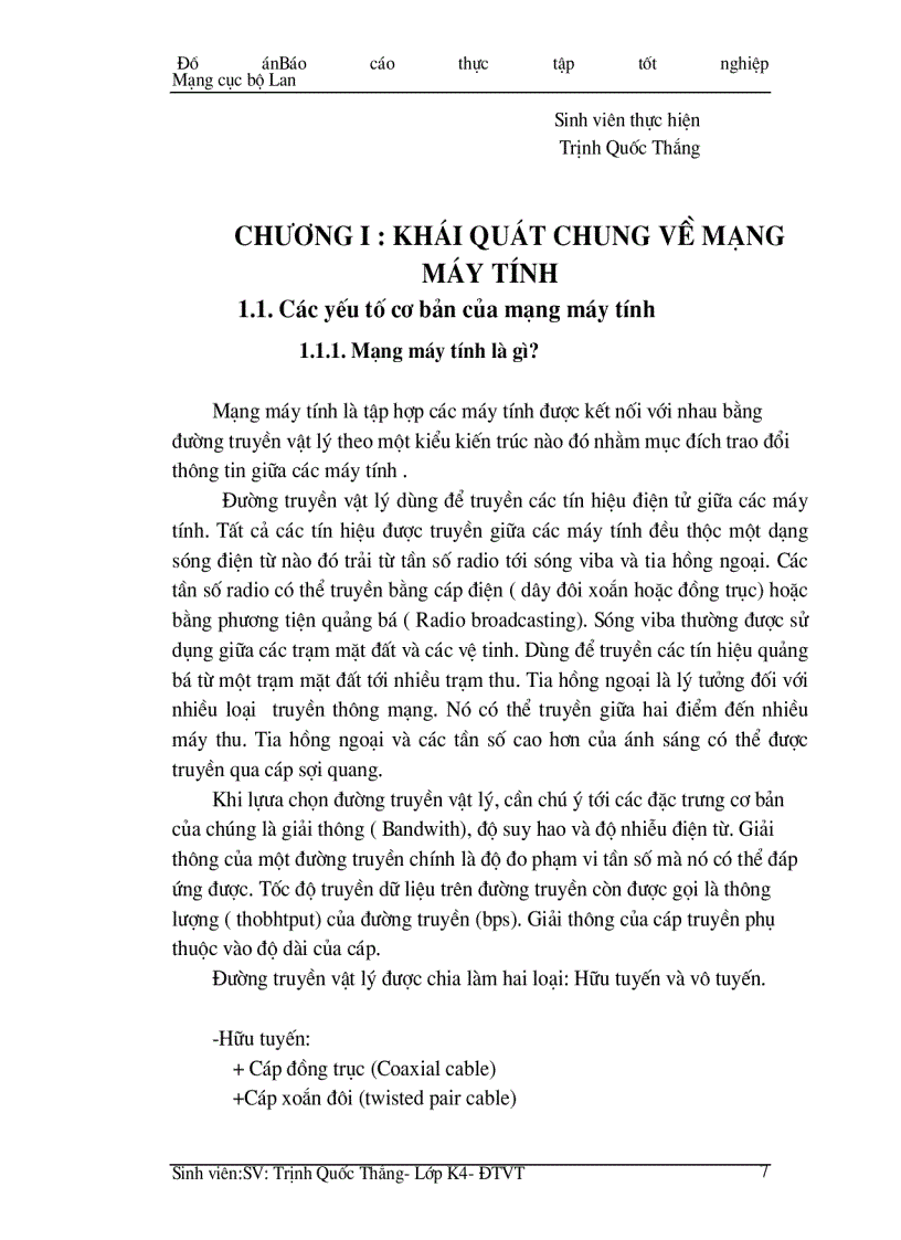 image for page Thực tập tốt nghiệp Mạng cục bộ Lan