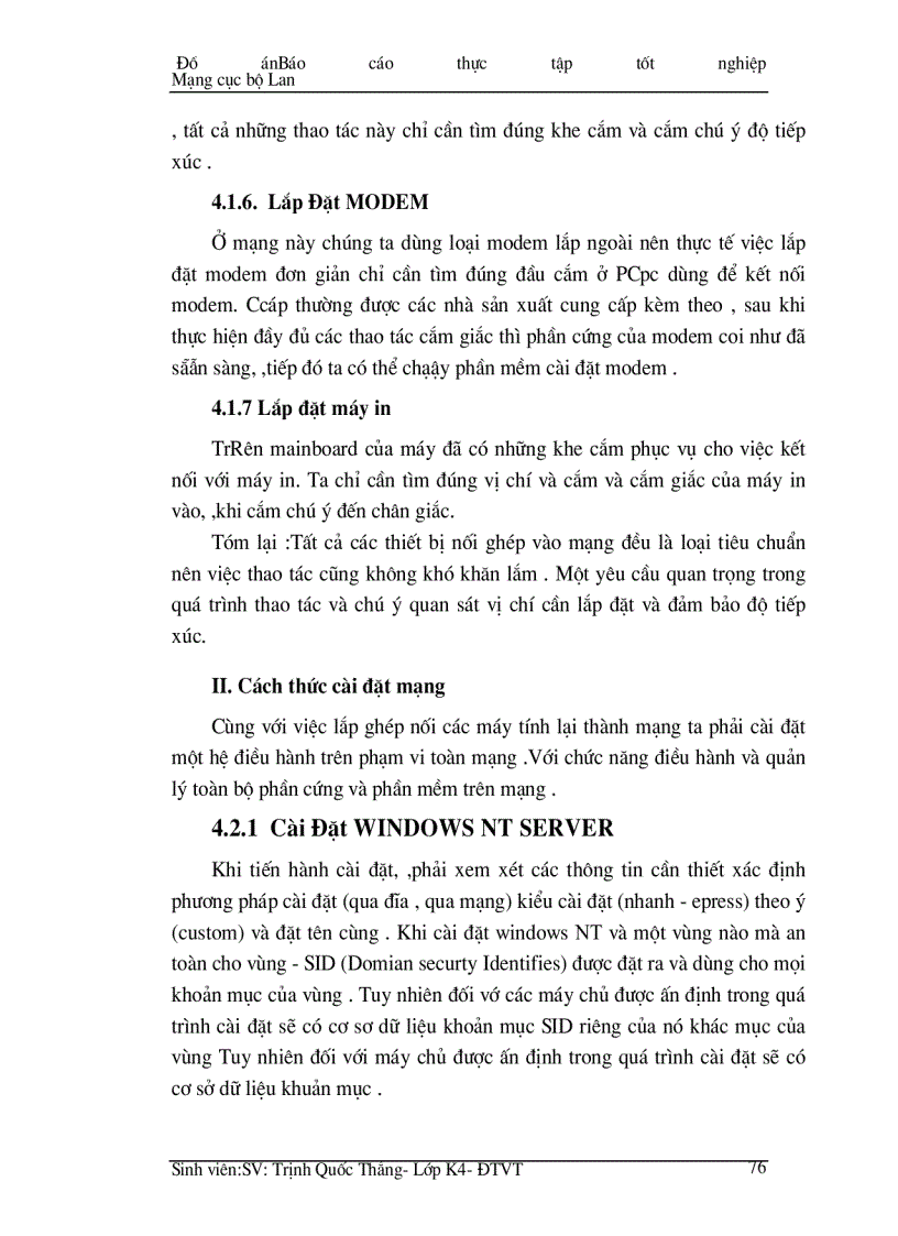 image for page Thực tập tốt nghiệp Mạng cục bộ Lan