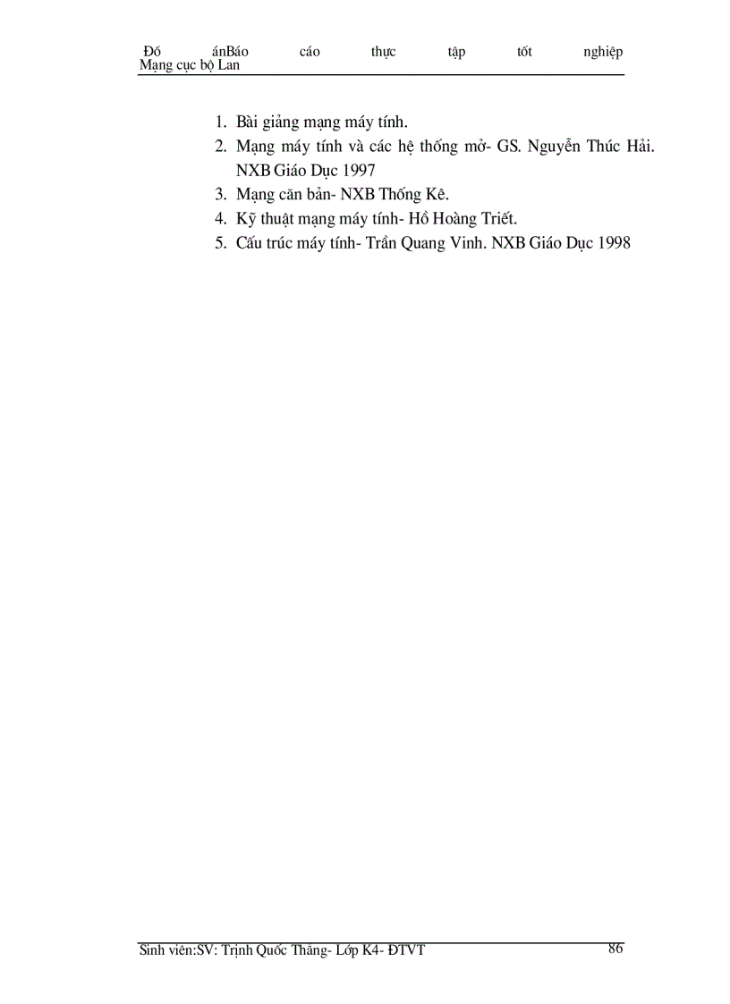 image for page Thực tập tốt nghiệp Mạng cục bộ Lan