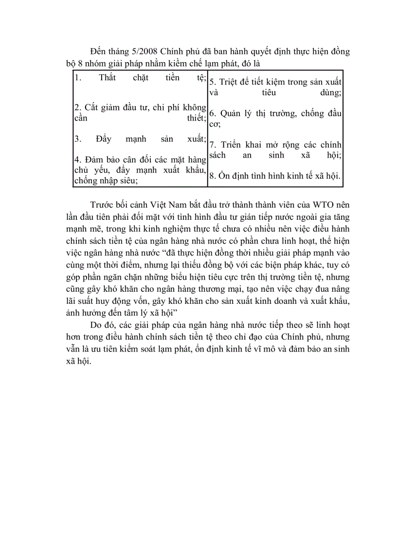 image for page Thực trạng và giải pháp về lạm phát ở Việt Nam trong giai đoạn năm 2007 – 2008