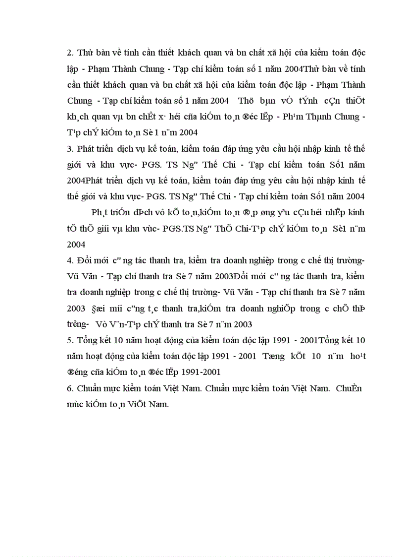 image for page Vai trò của tổ chức được kiểm toán