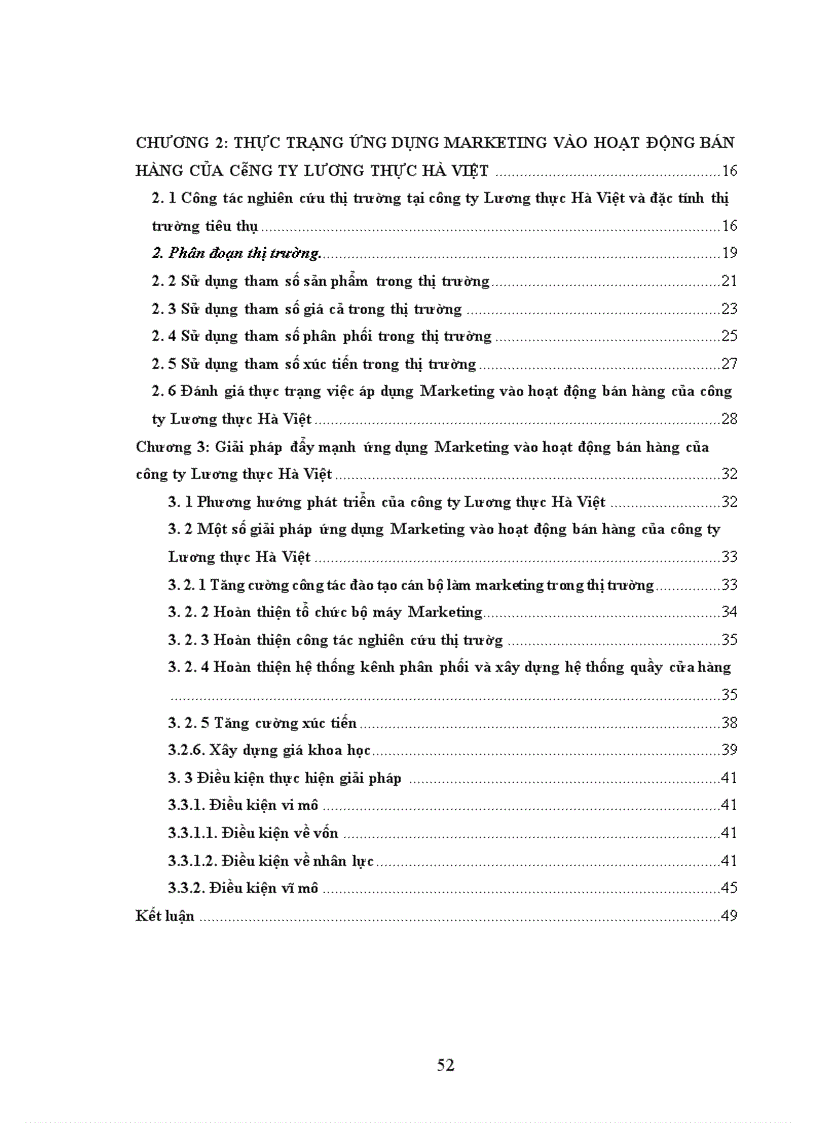 image for page Ứng dụng Marketing vào hoạt động bán hàng của công ty TNHH Lương thực Hà Việt