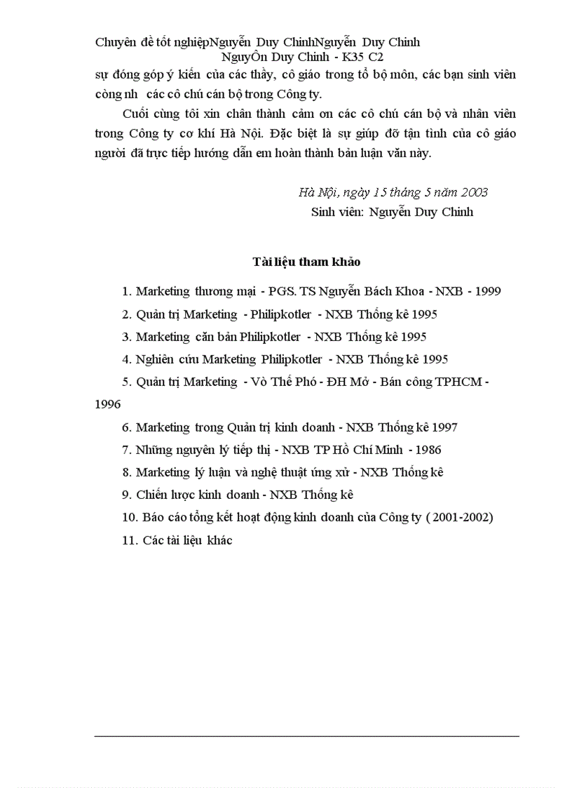 image for page Một số biện pháp marketing nhằm phát triển thị trường sản phẩm máy công cụ và phụ tùng thay thế của Công ty cơ khí Hà Nội