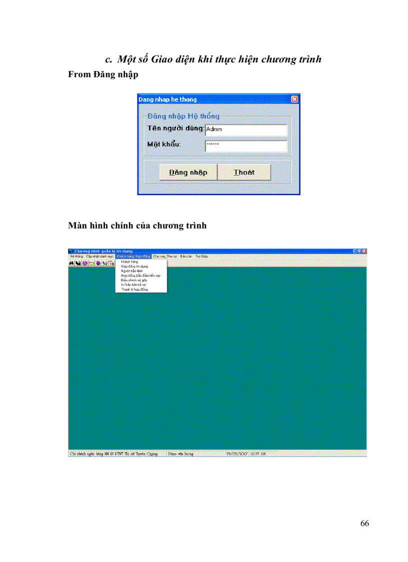 image for page Xây dựng Hệ thống Quản lý tín dụng Cá nhân tại NHNO&PTNT Chi nhánh Thị xã Tuyên quang