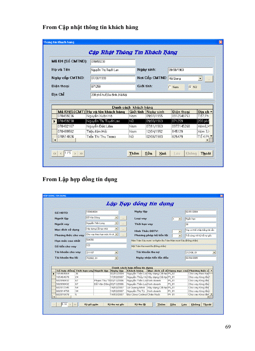 image for page Xây dựng Hệ thống Quản lý tín dụng Cá nhân tại NHNO&PTNT Chi nhánh Thị xã Tuyên quang