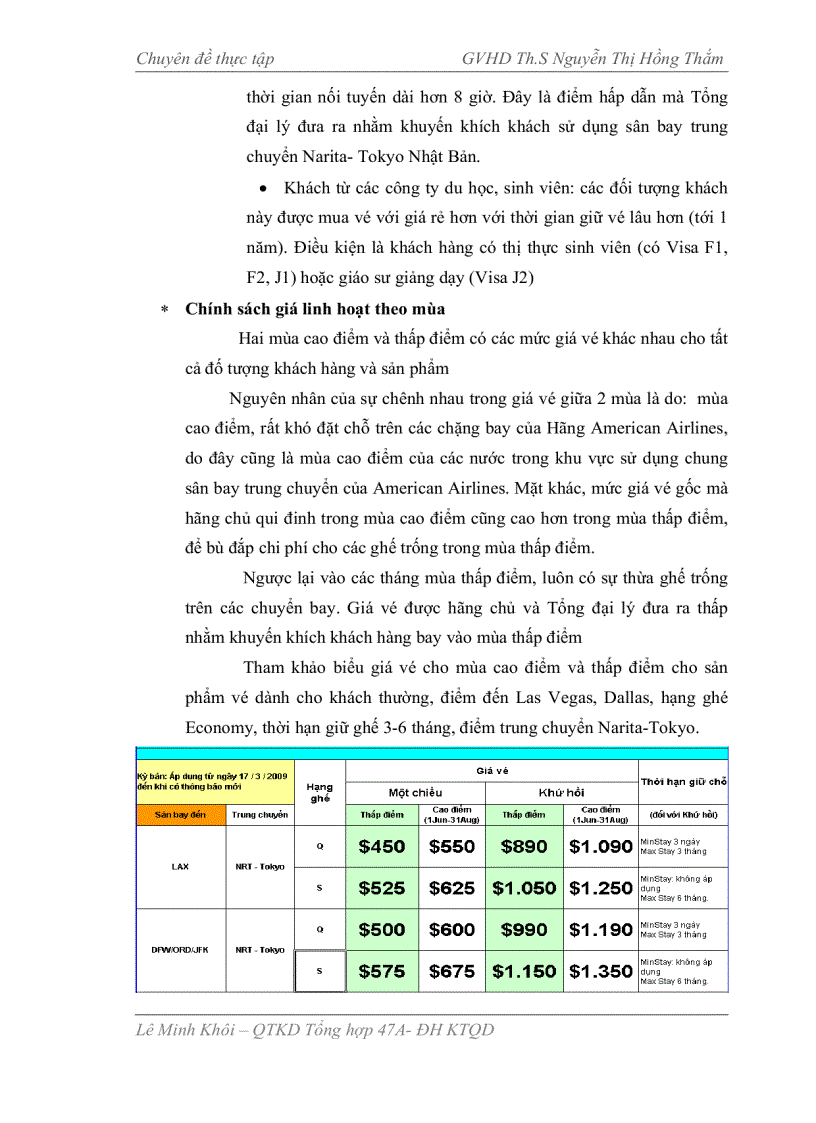 image for page Một số giải pháp xúc tiến bán hàng cho Tổng đại lý American Airlines tại Việt Nam