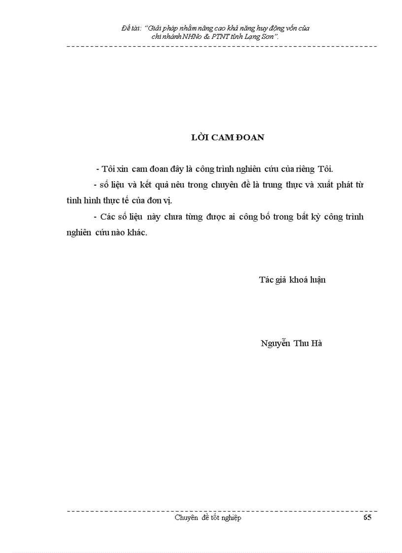 image for page Giải pháp nhằm nâng cao hiệu quả huy động vốn tại chi nhánh NHNo & PTNT Tỉnh Lạng Sơn