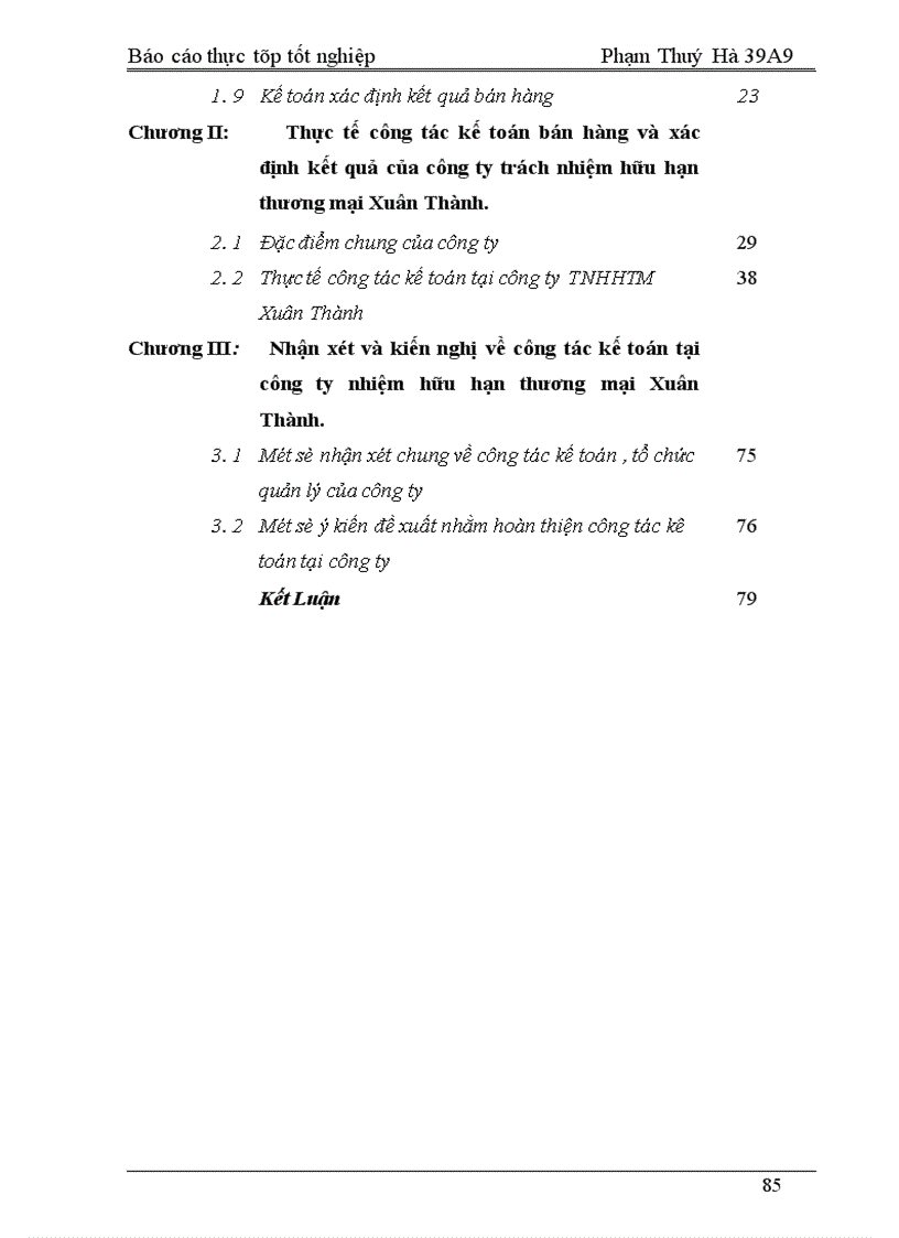 image for page Kế Toán Bán Hàng Và XĐKQBH Của Doanh Nghiệp