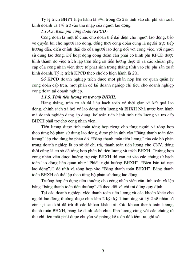 image for page Hoàn thiện tổ chức công tác kế toán tiền lương tại Công ty vật tư vật tải xi măng