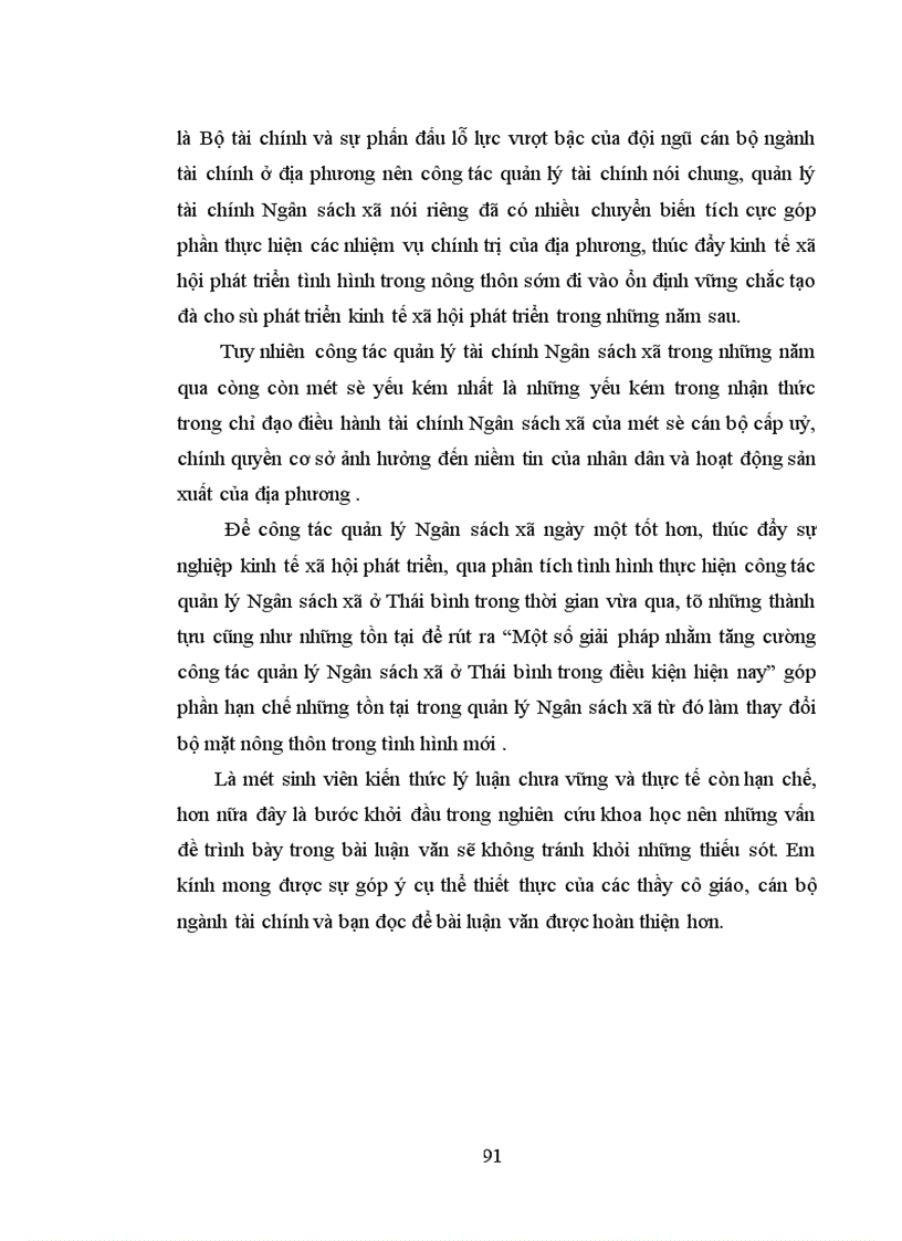 image for page Một số giải pháp nhằm tăng cường công tác quản lý Ngân sách xã ở Thái bình trong điều kiện hiện nay