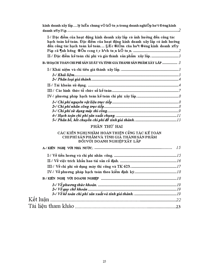 image for page Một số vấn đề hạch toán chi phí sản xuất và tính giá thành sản phẩm trong đơn vị xây lắp xây dựng cơ bản