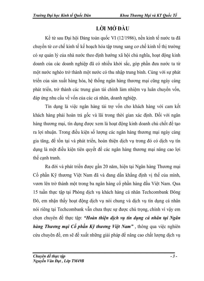 image for page Hoàn thiện dịch vụ tín dụng cá nhân tại ngân hàng thương mại cổ phần kỹ thương việt nam