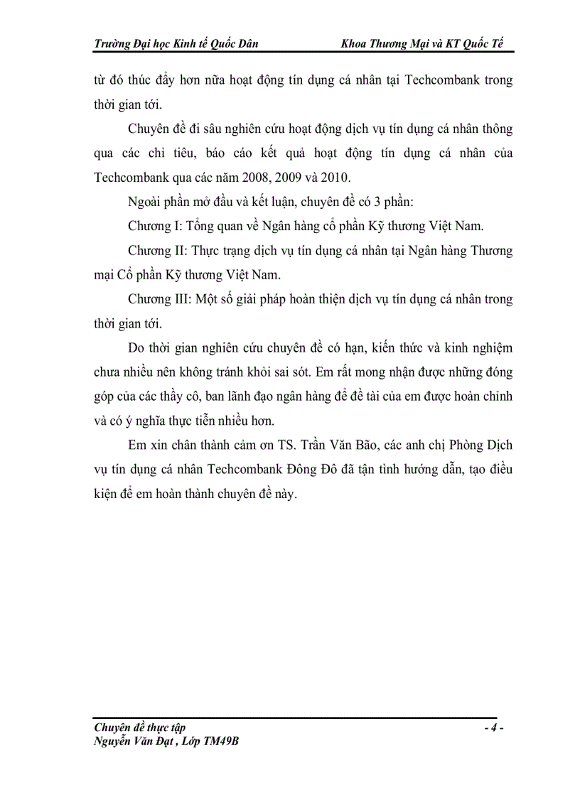 image for page Hoàn thiện dịch vụ tín dụng cá nhân tại ngân hàng thương mại cổ phần kỹ thương việt nam