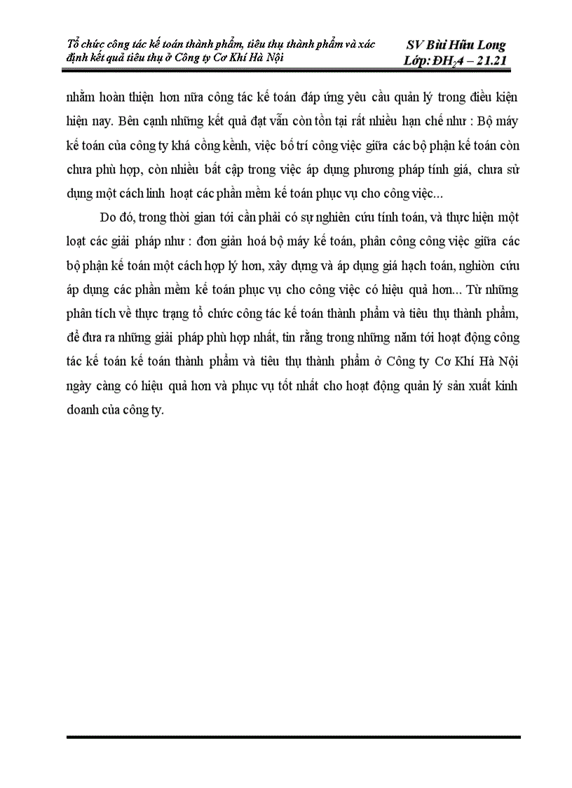 image for page Tổ chức công tác kế toán thành phẩm và tiêu thụ thành phẩm và xác định kết quả tiêu thụ ở công ty cơ khí Hà Nội