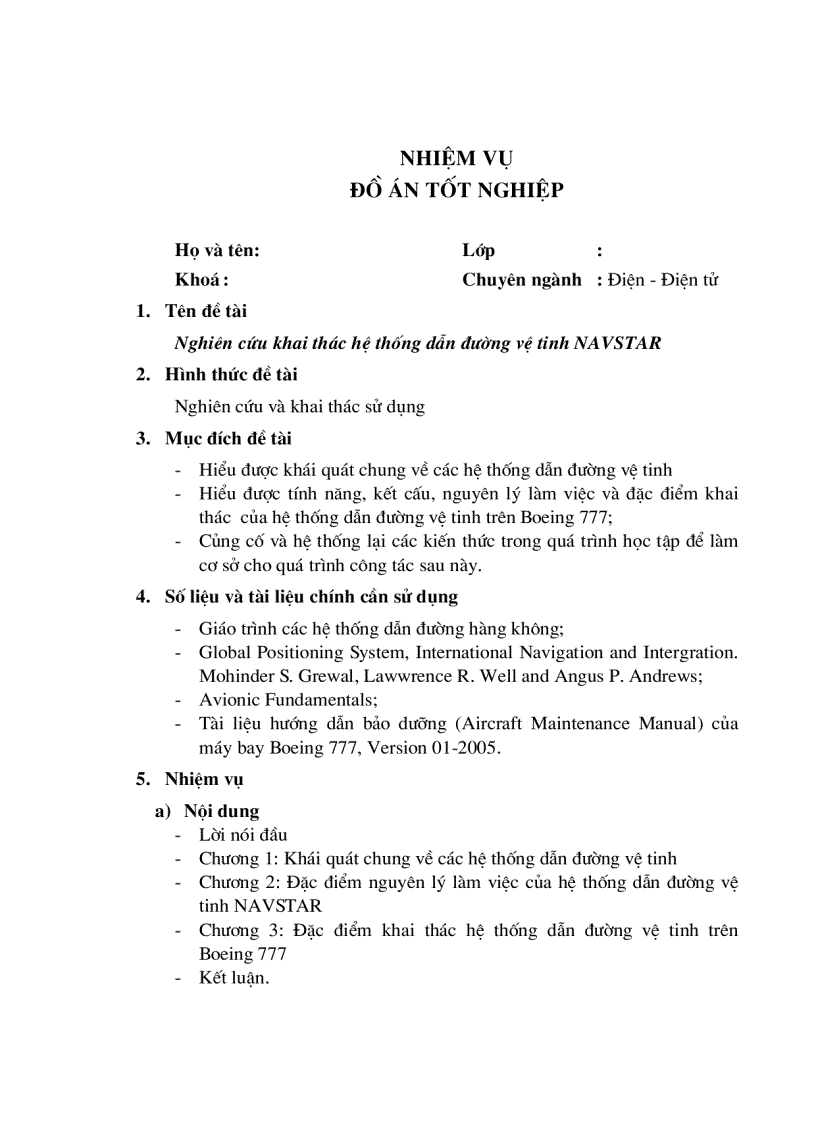 image for page Nghiên cứu khai thác hệ thống dẫn đường vệ tinh NAVSTAR