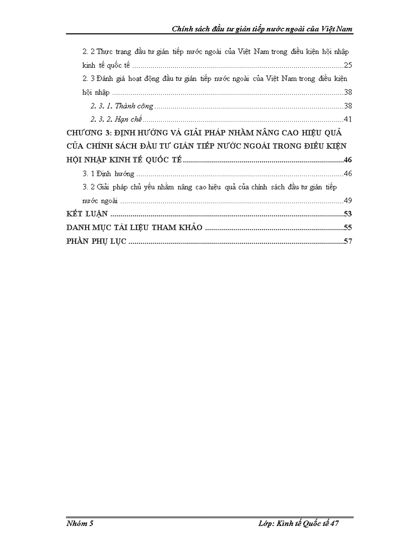 image for page Chính sách thu hút đầu tư gián tiếp nước ngoài trong điều kiện hội nhập kinh tế quốc tế